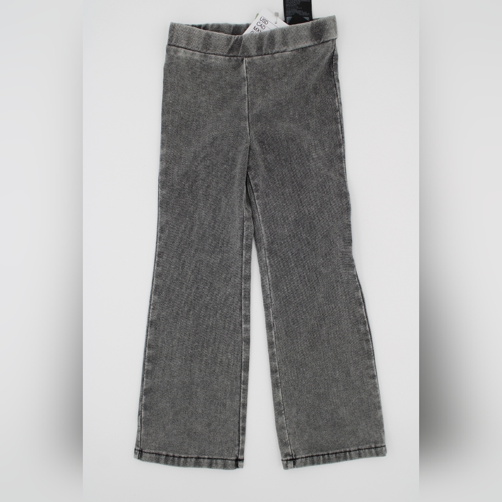 Girls H&M Stretchy Bootcut Pants – Black/Gray, Size 3T (NWT)